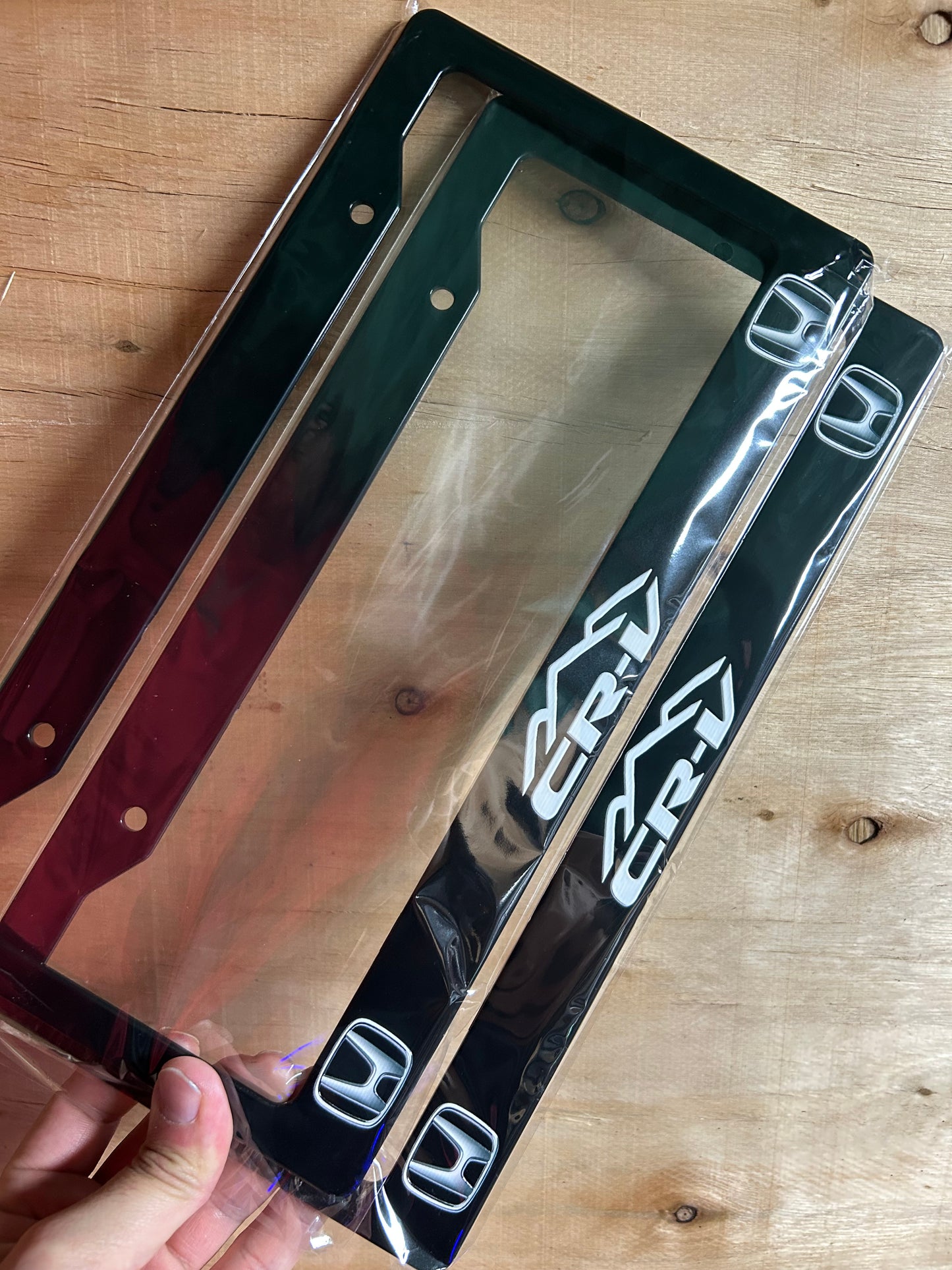 Honda Crv License Plate Frame Set