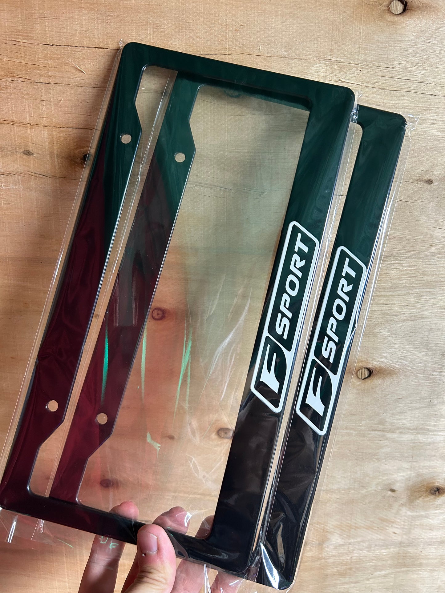 Lexus F Sport License Plate Frame Set