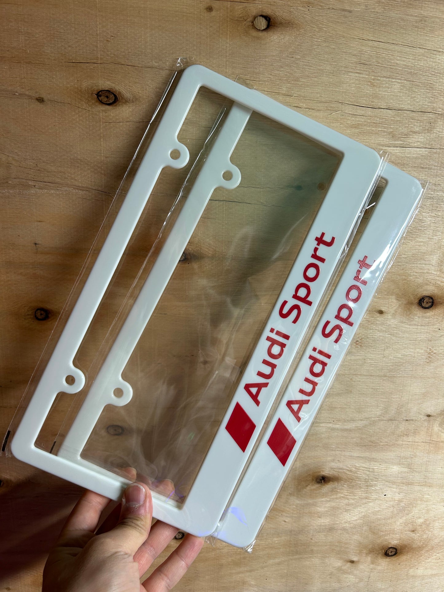 Audi Sport License Plate Frame Set