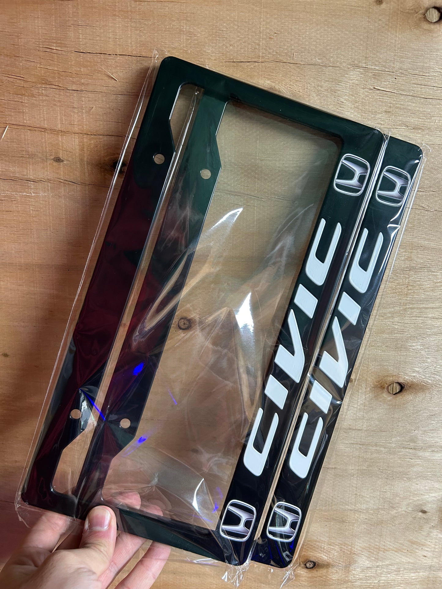 Honda Civic License Plate Frame Set
