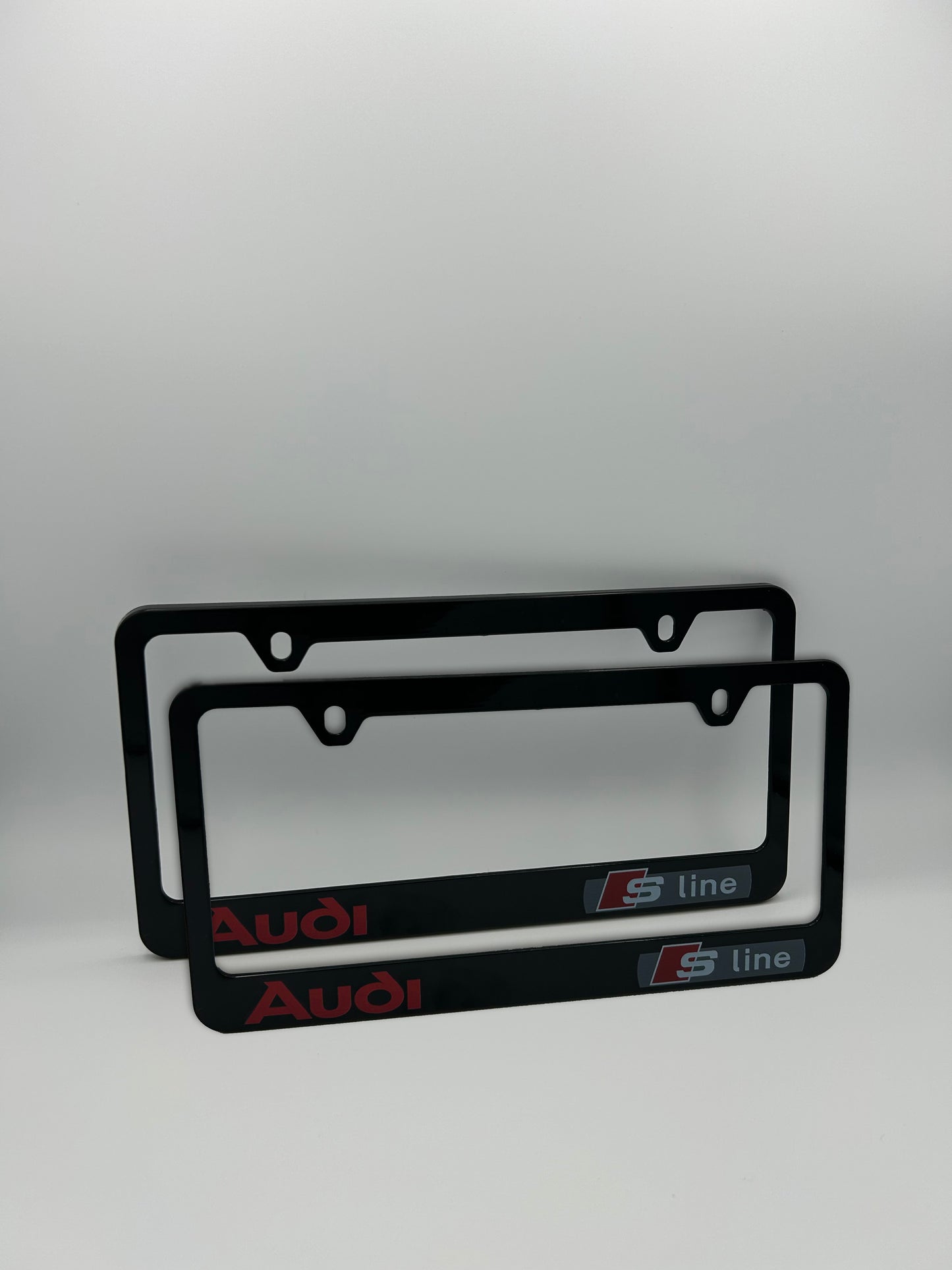 Audi Sline License Plate Frame Set