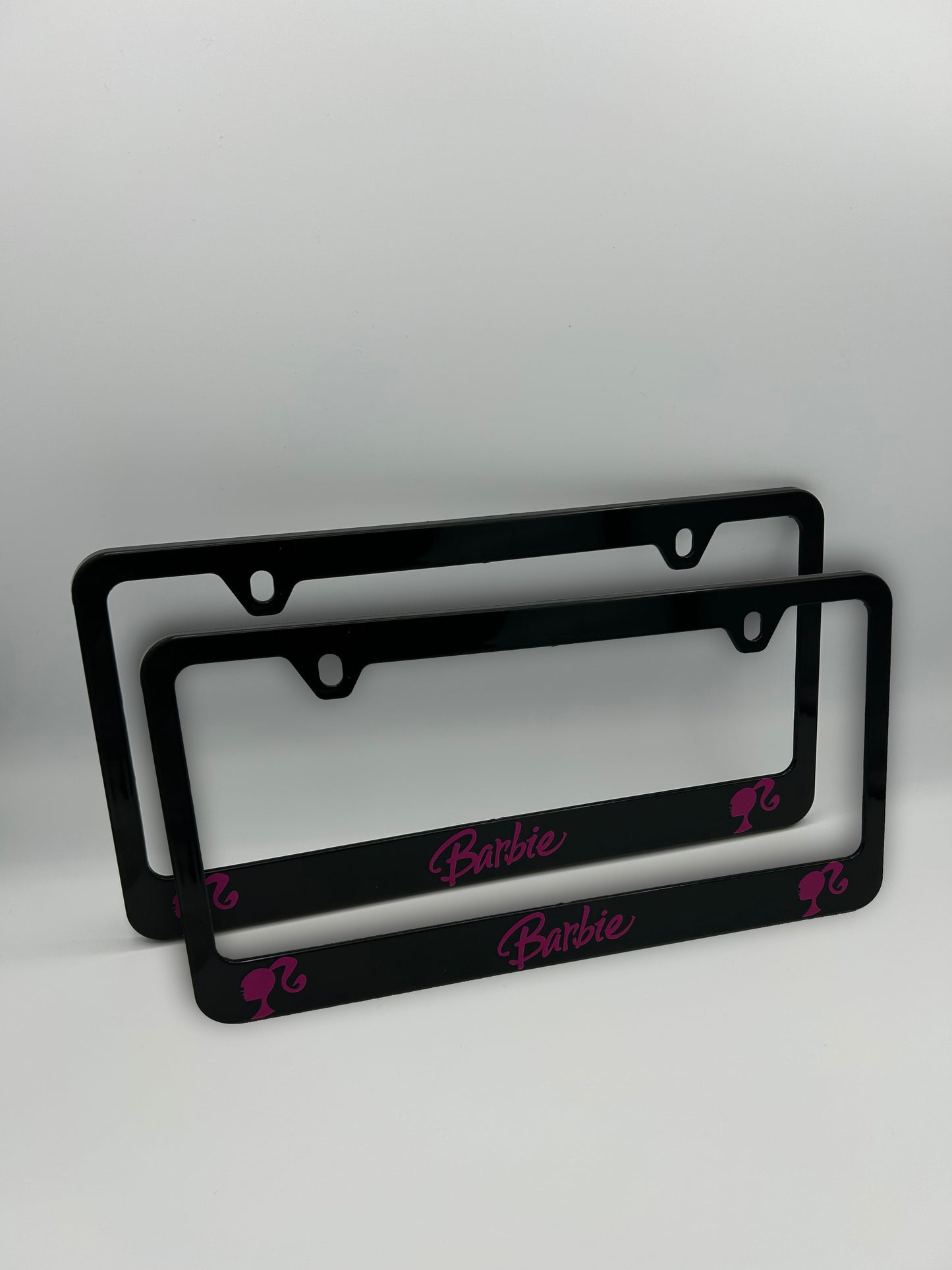 Barbie License Plate Frame Set