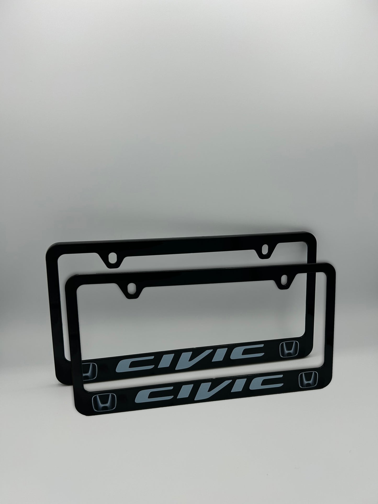 Honda Civic License Plate Frame Set