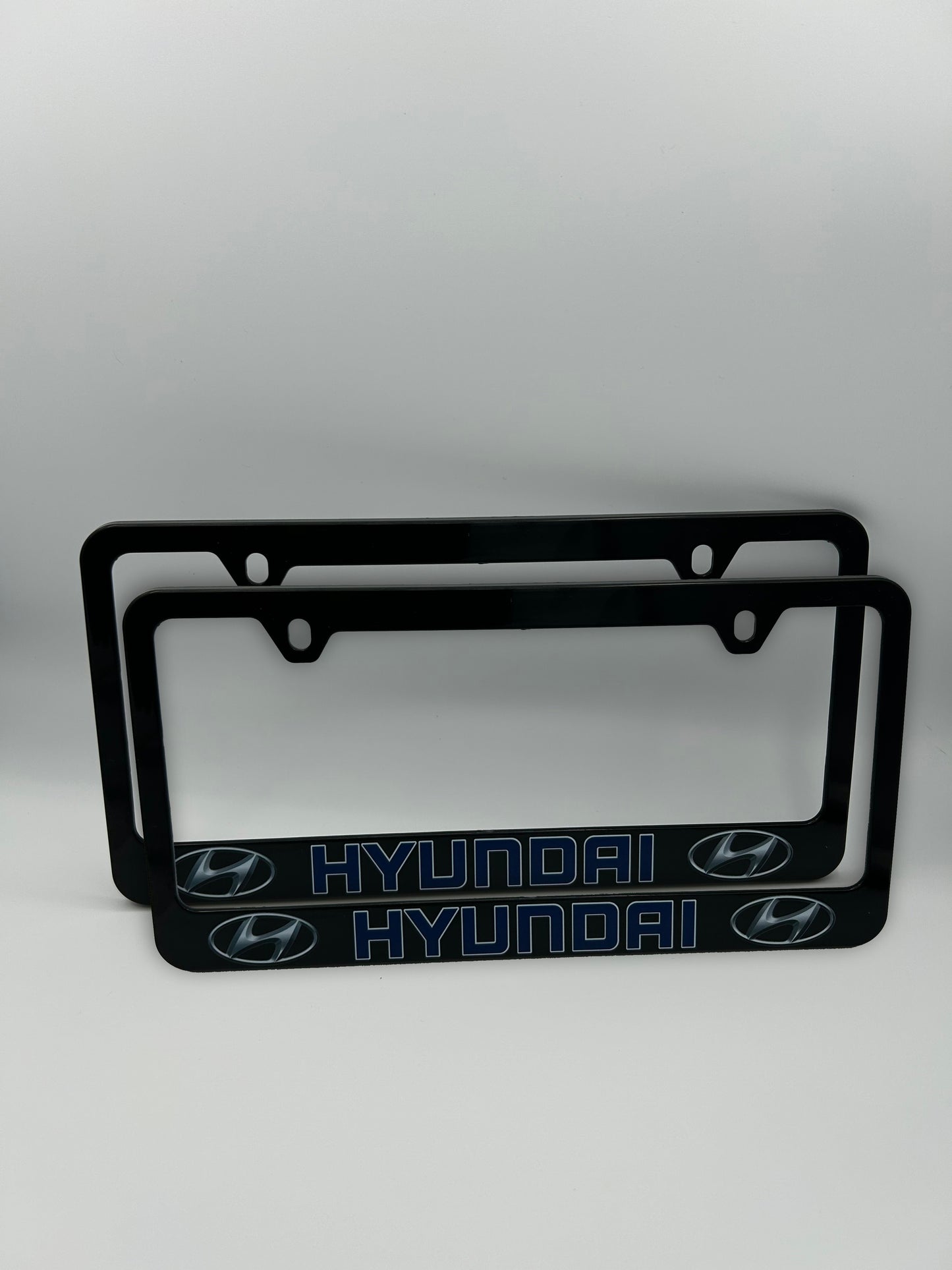 Hyundai License Plate Frame Set