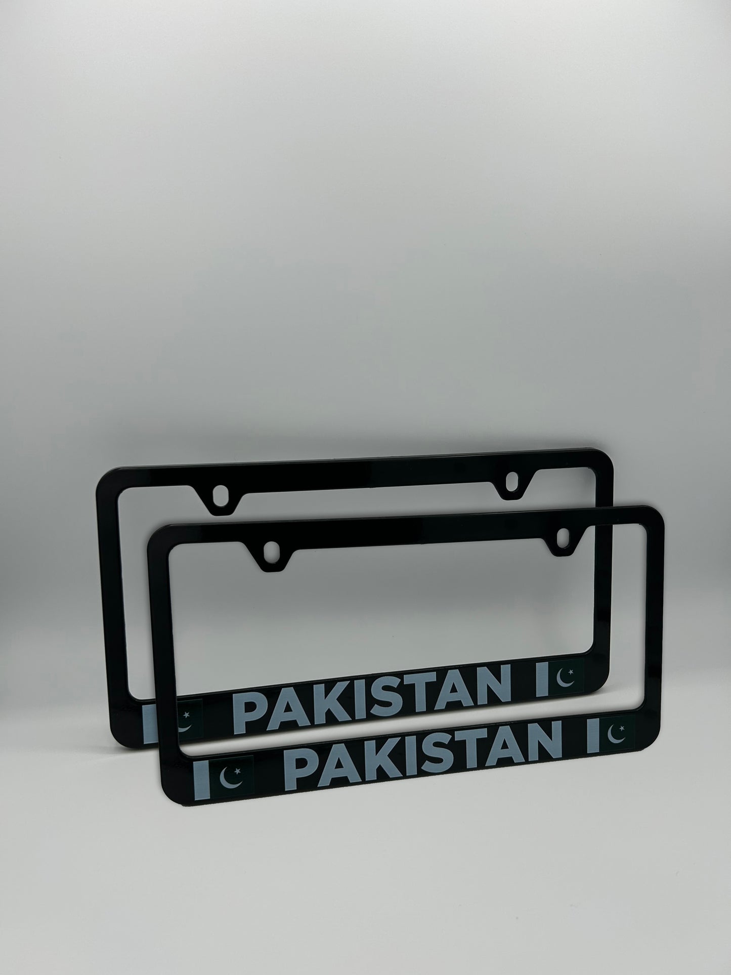 Pakistan Flag License Plate Frame Set