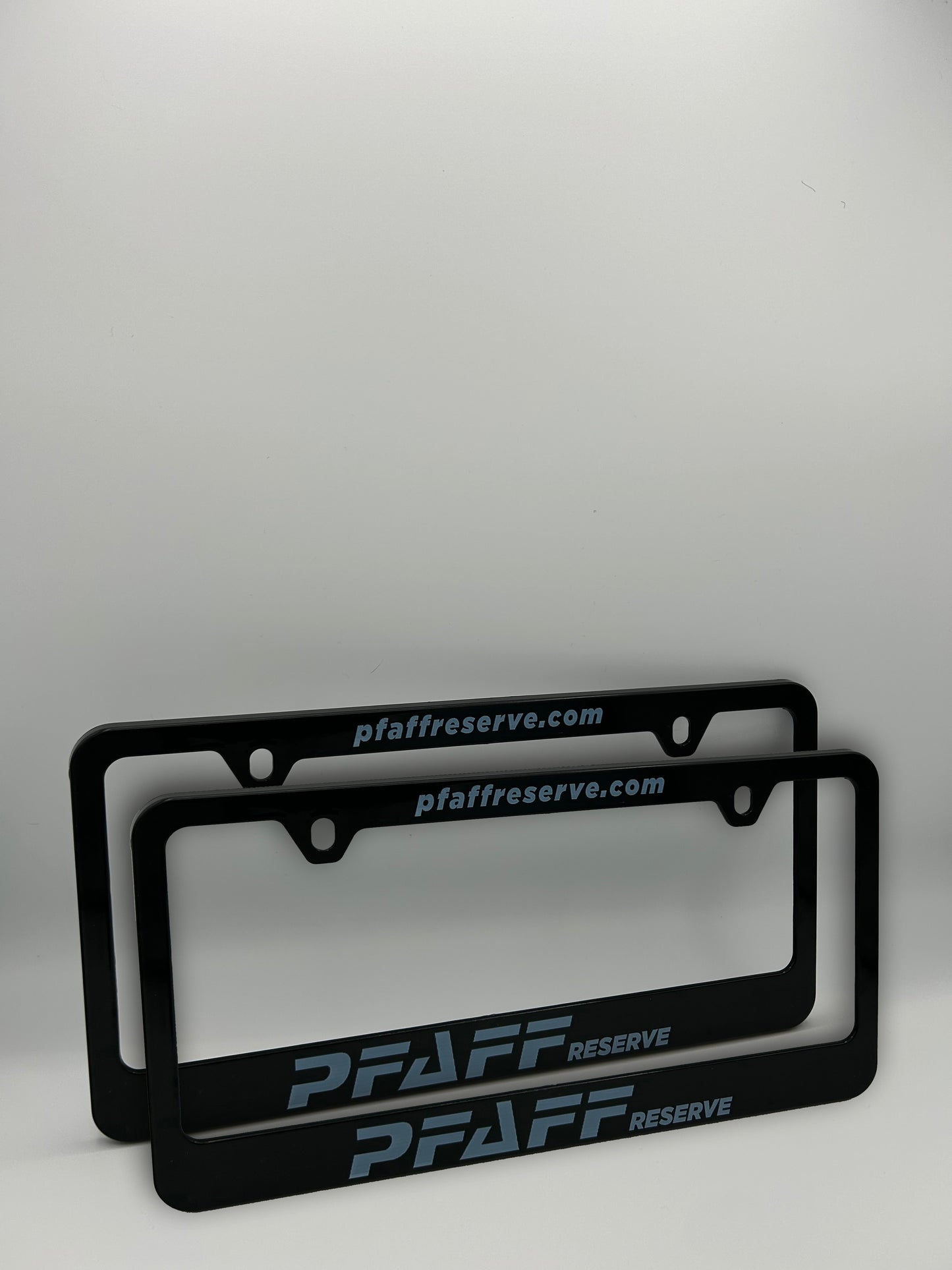 Custom 2 License Plate Frame Set
