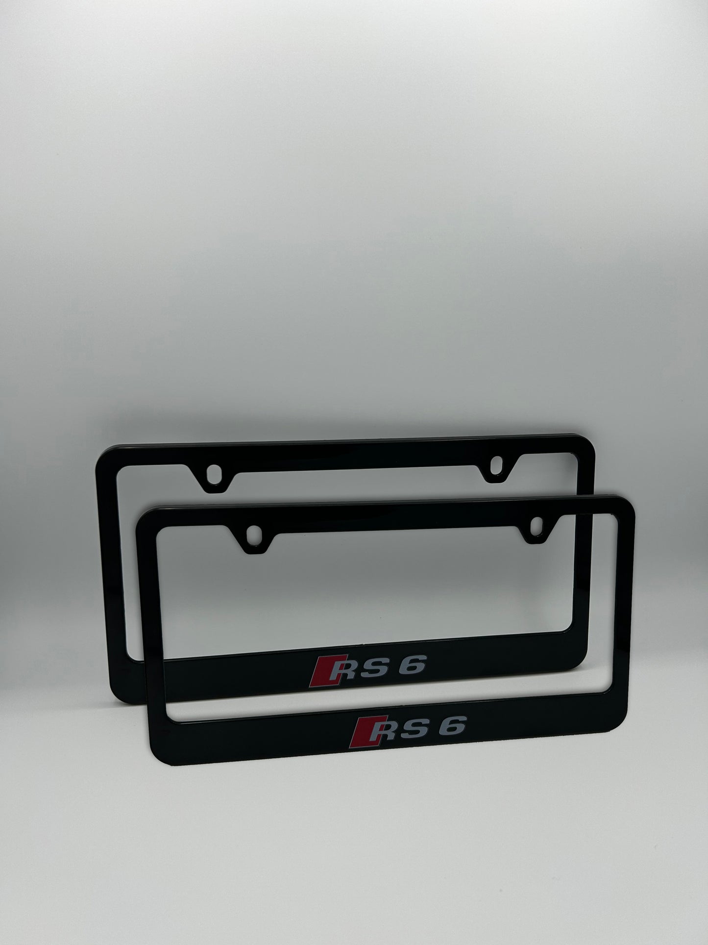 Audi RS6 License Plate Frame Set