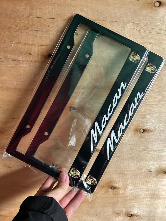 Porsche Macan License Plate Cover
