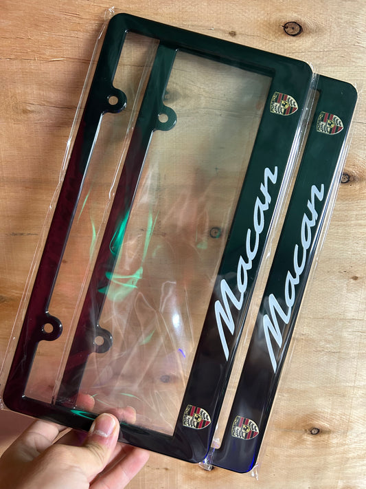 Porsche Macan License Plate Cover