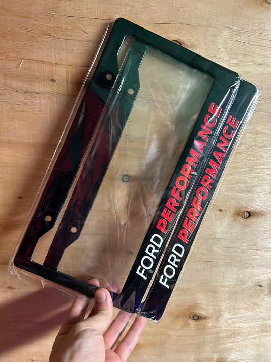 Ford Performance License Plate Frame Set