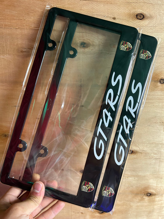Porsche GT4RS License Plate Frame Set