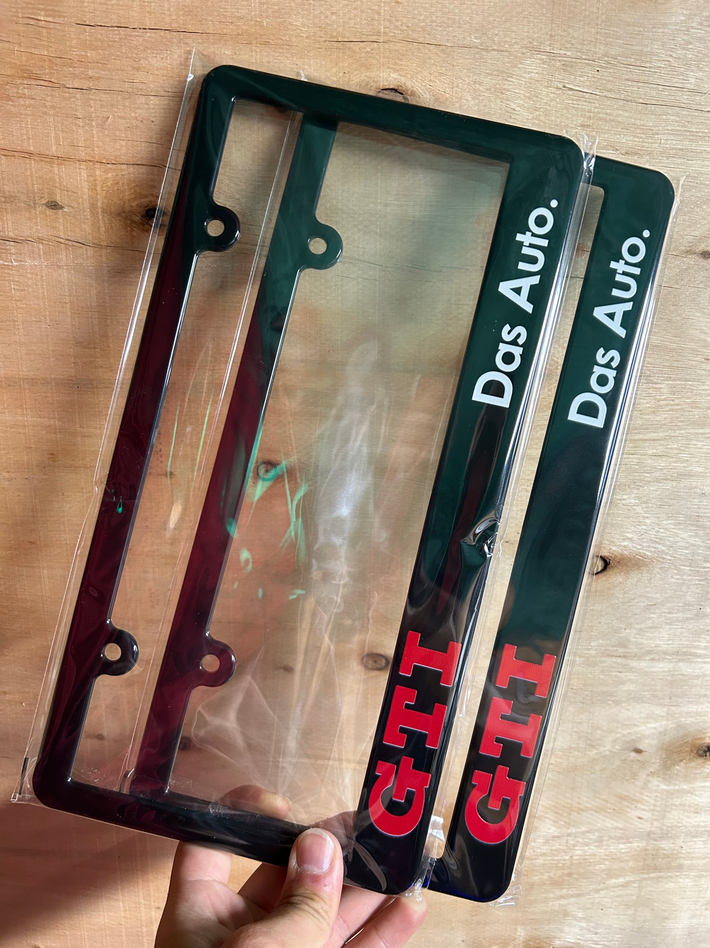 Volkswagen Golf GTİ license plate frame set
