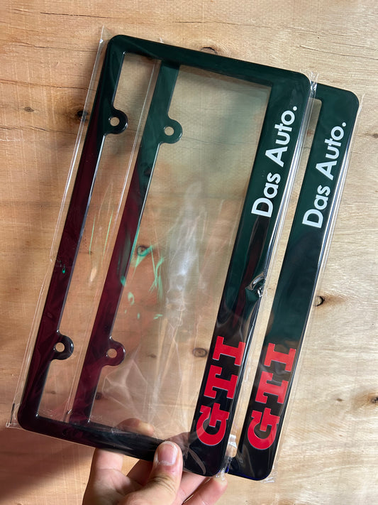 Volkswagen Golf GTİ license plate frame set