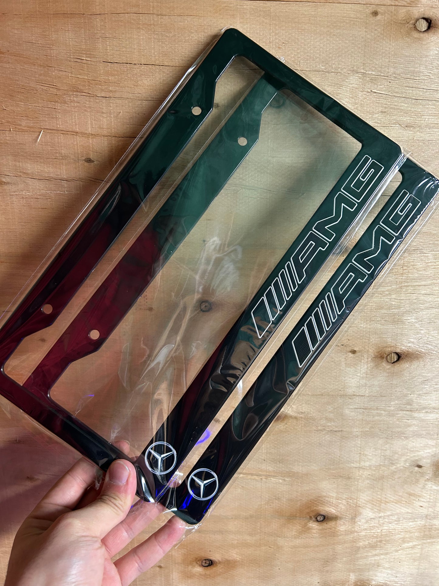 Mercedes Benz AMG 2 License Plate Cover