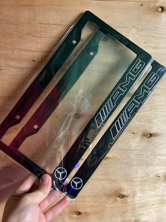 Mercedes Benz AMG 2 License Plate Cover