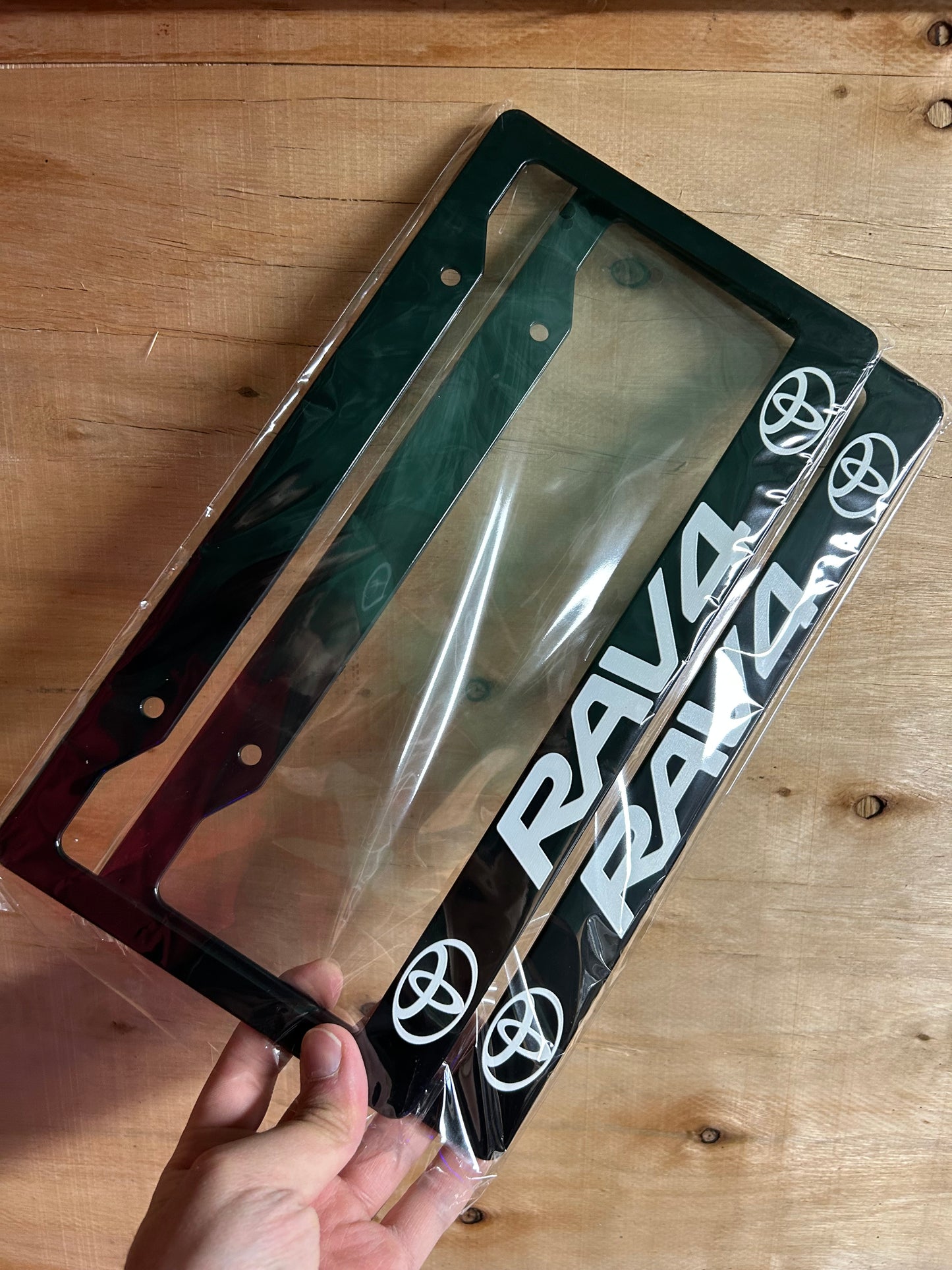Toyota RAV4 License Plate Frame Set