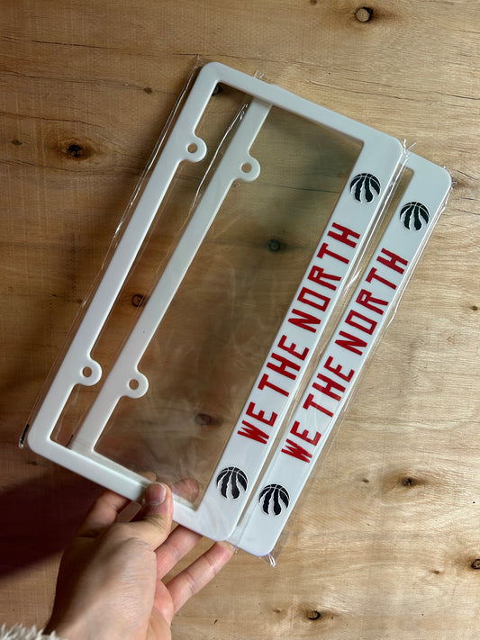 Toronto Raptors ‘We The North’ License Plate Frame Set