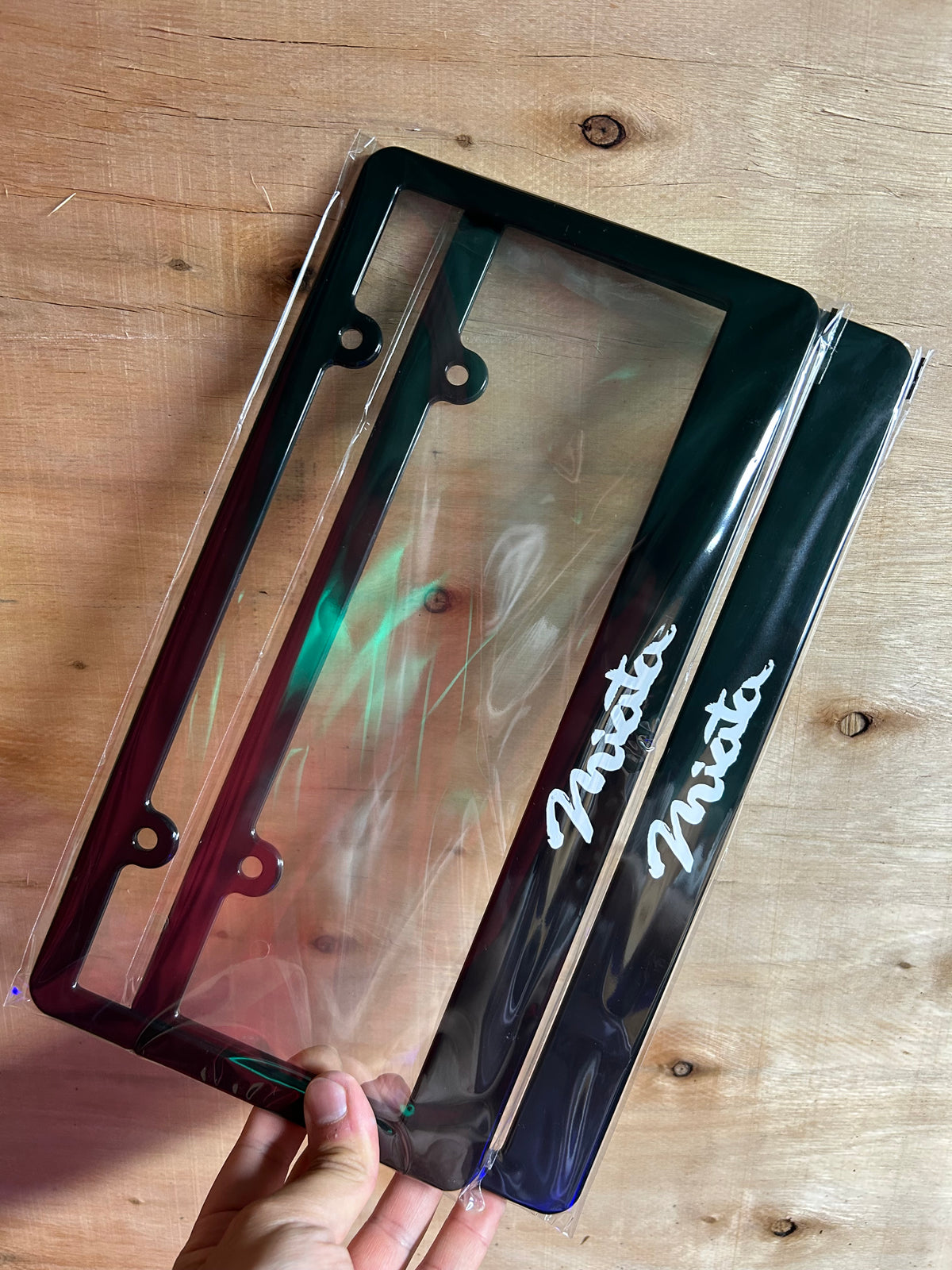 Mazda Miata License Plate Frame Set 2pcs