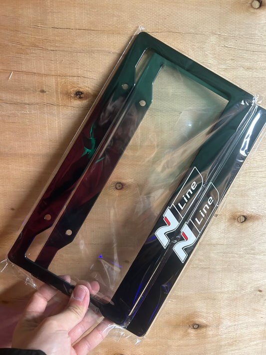 Hyundai N line License Plate Frame Set