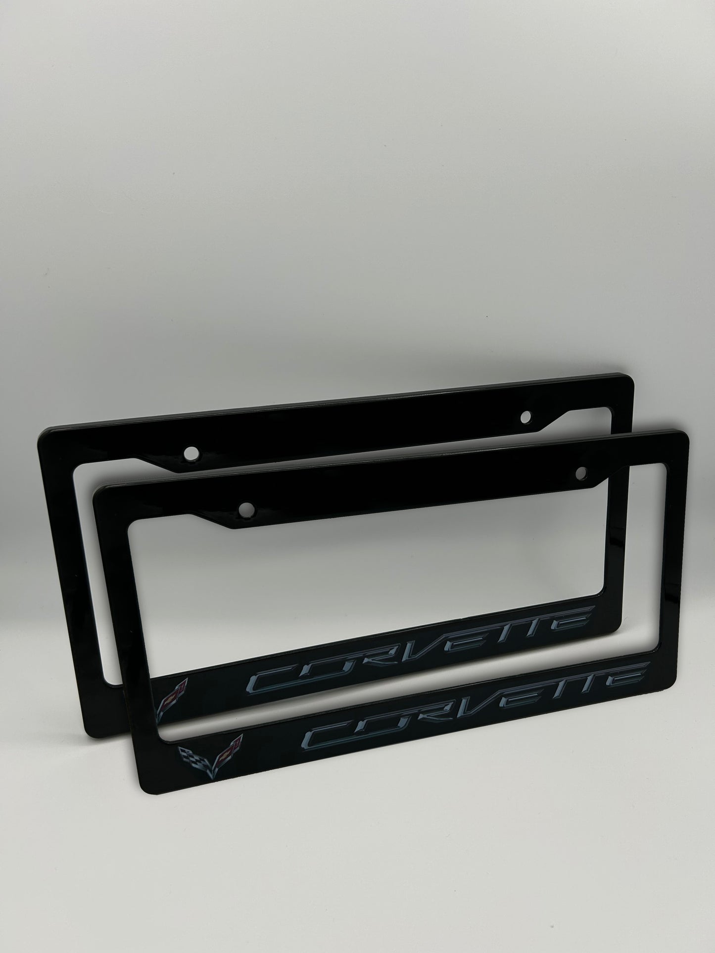 Chevrolet Corvette License Plate Frame Set