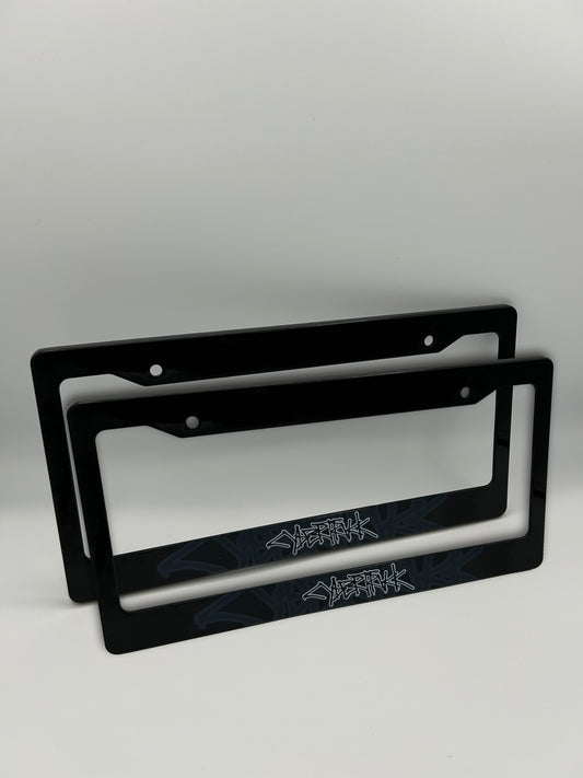 Tesla Cybertruck License Plate Frame Set