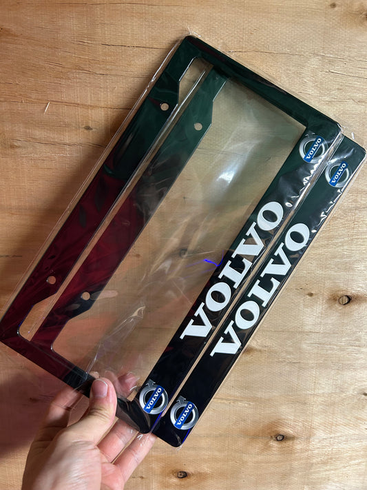 Volvo License Plate Frame Set