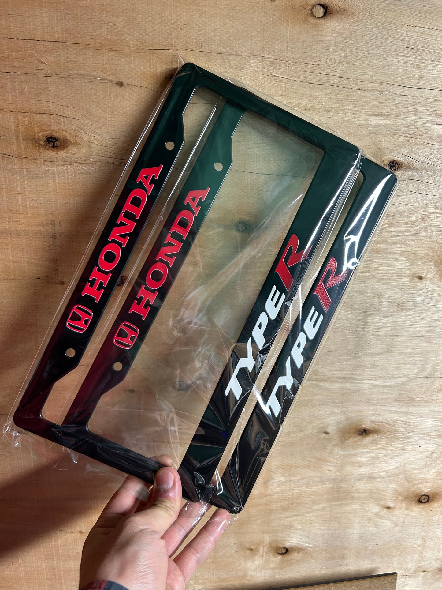 Honda Typer 2 License Plate Frame Set