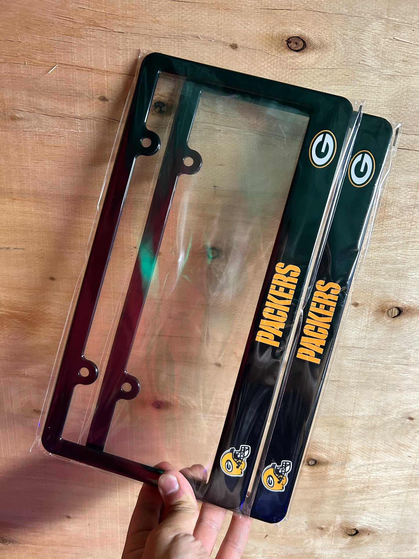 Green Bay Packers License plate frame set 2pcs