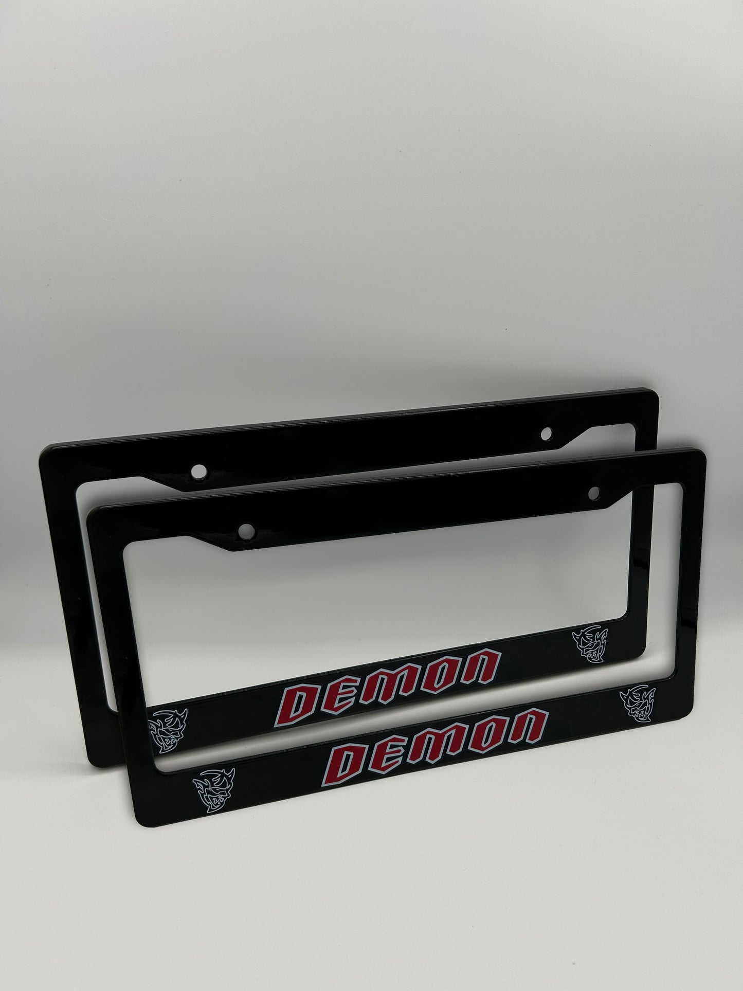 Dodge Demon License Plate Frame Set