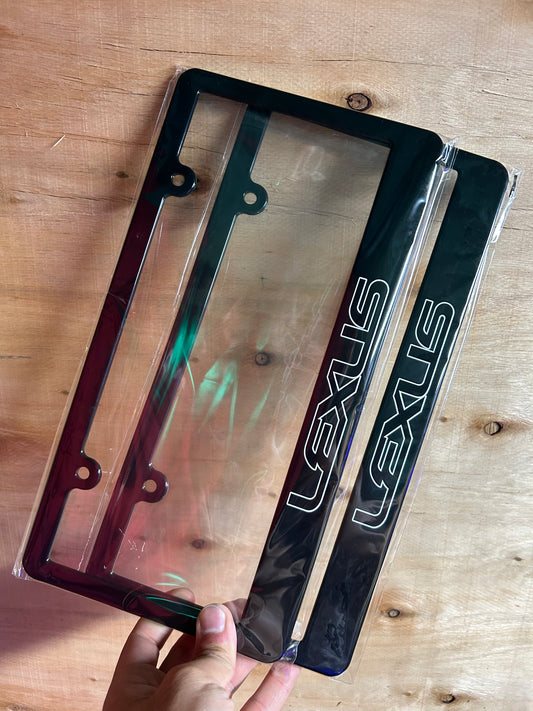 Lexus License Plate Frame Set