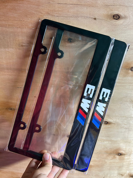 BMW M3 License Plate Frame Set