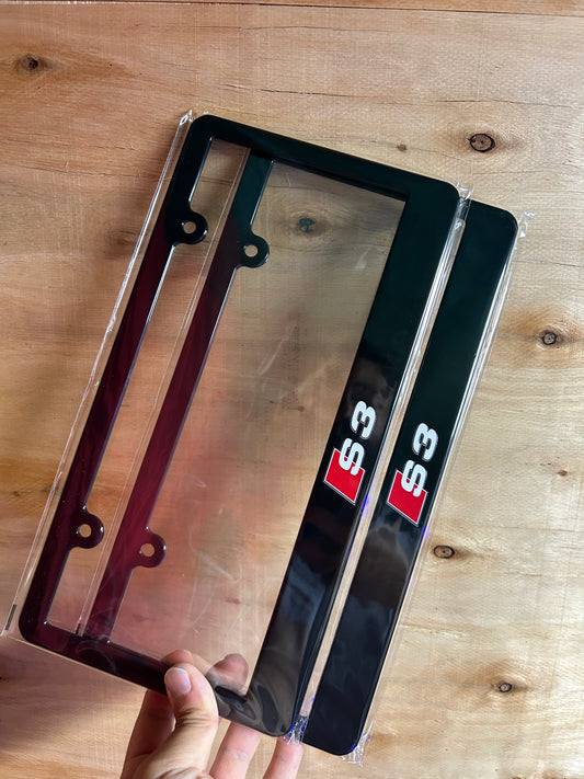 Audi S3 License Plate Cover