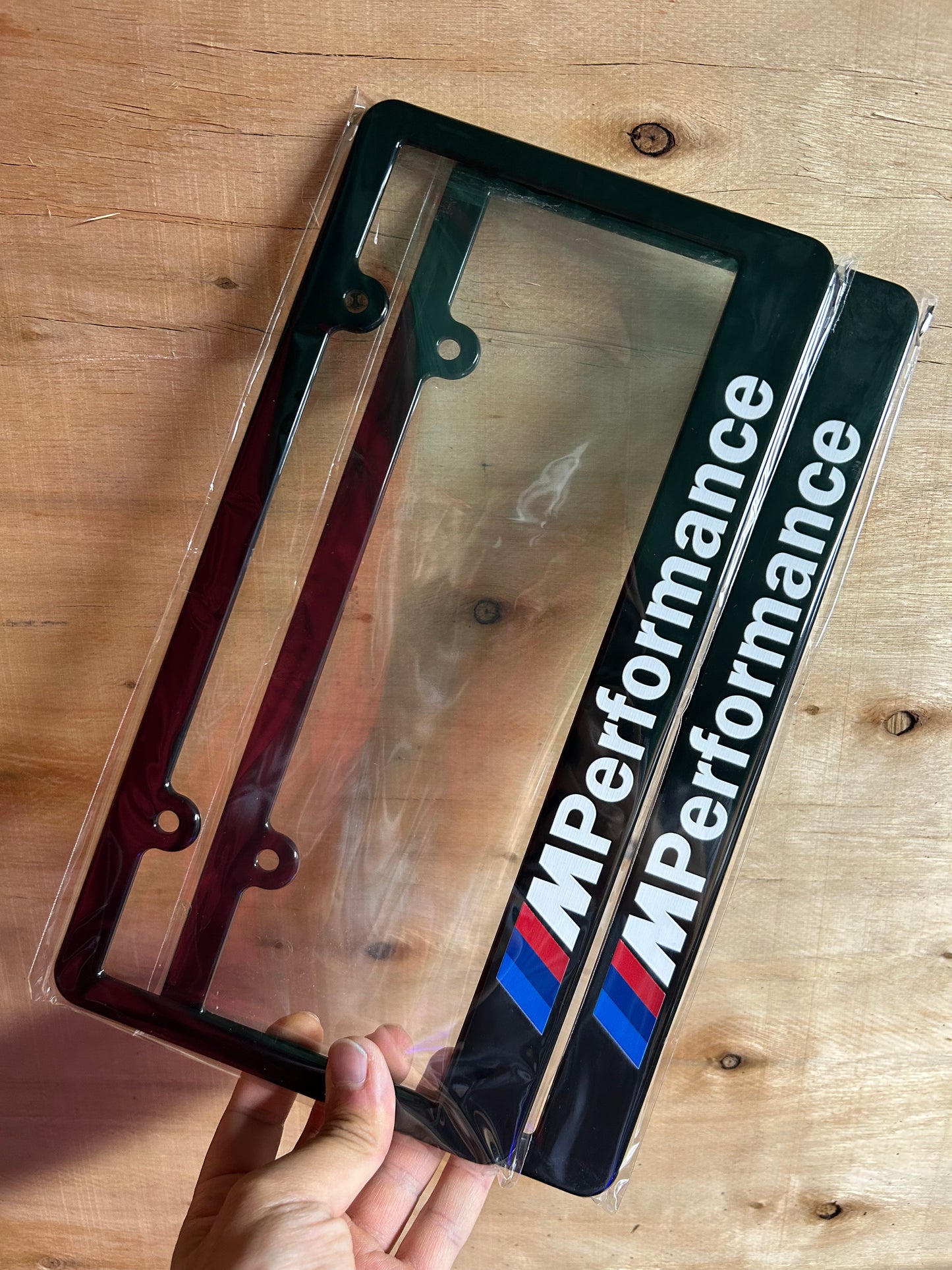 BMW M Performance License Plate Frame Set