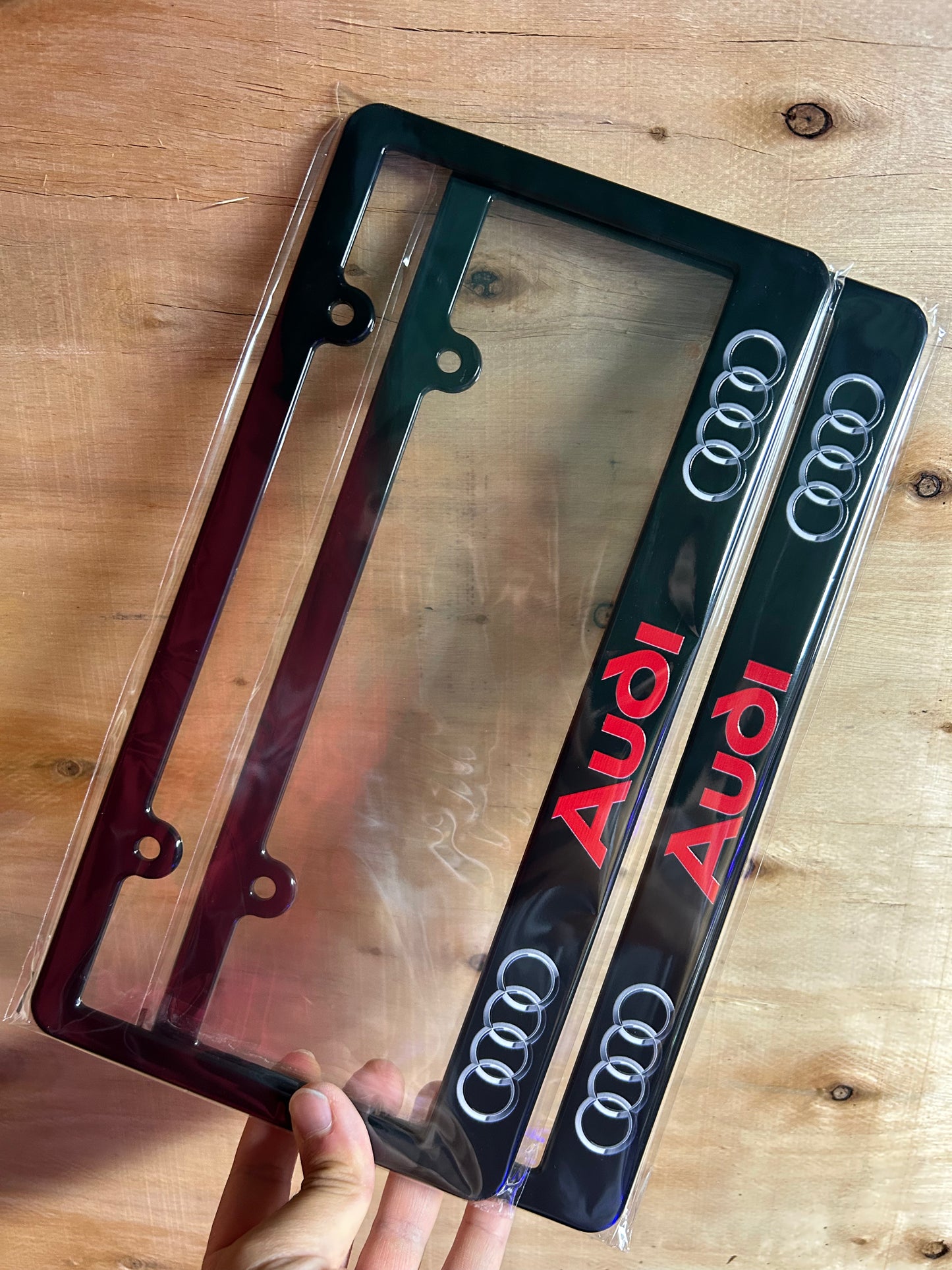 Audi License Plate Frame Set
