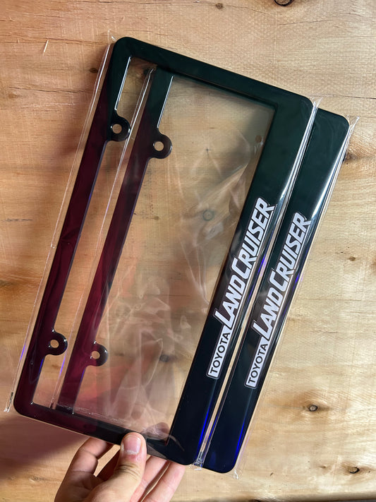 Toyota Land Cruiser License Plate Frame Set