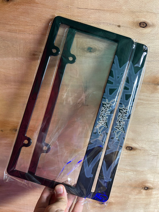 Tesla Cybertruck License Plate Frame Set