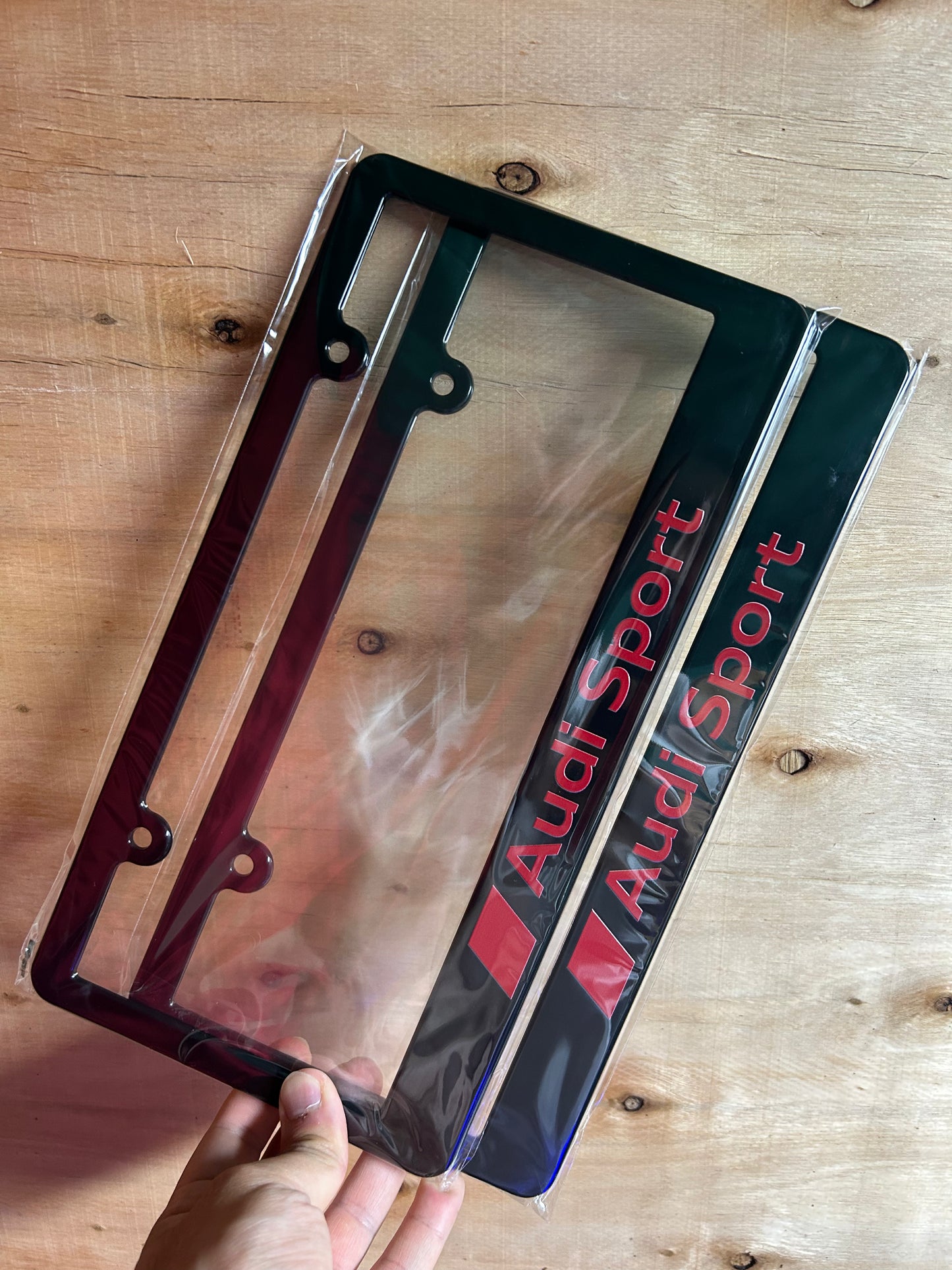 Audi Sport License Plate Frame Set