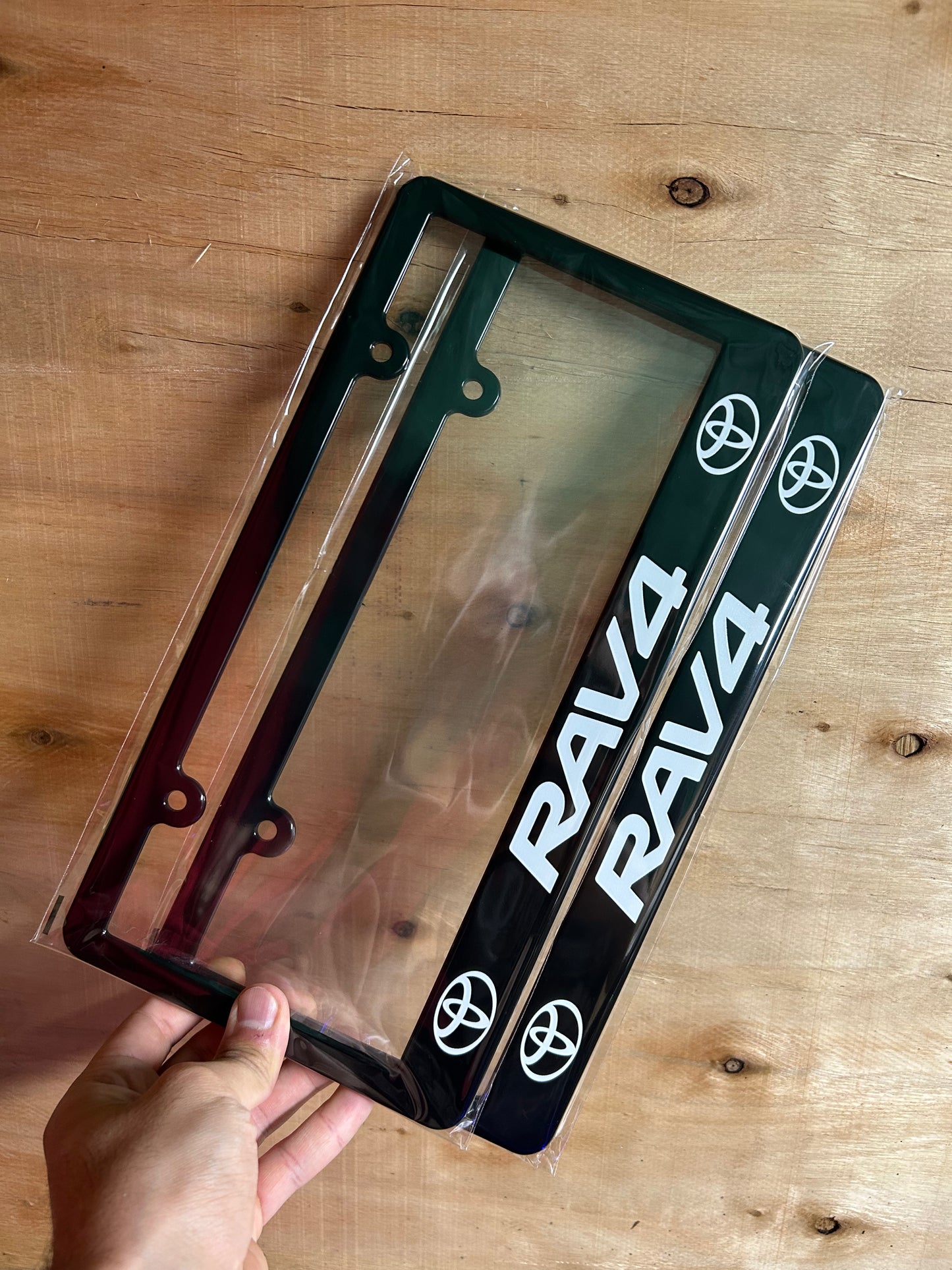 Toyota RAV4 License Plate Frame Set