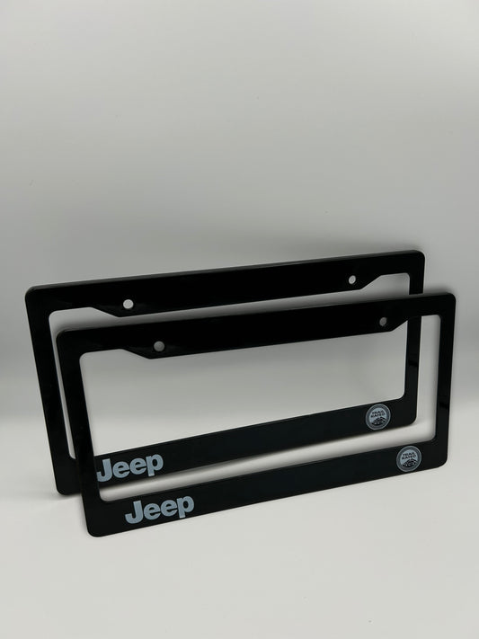 Jeep License Plate Frame Set