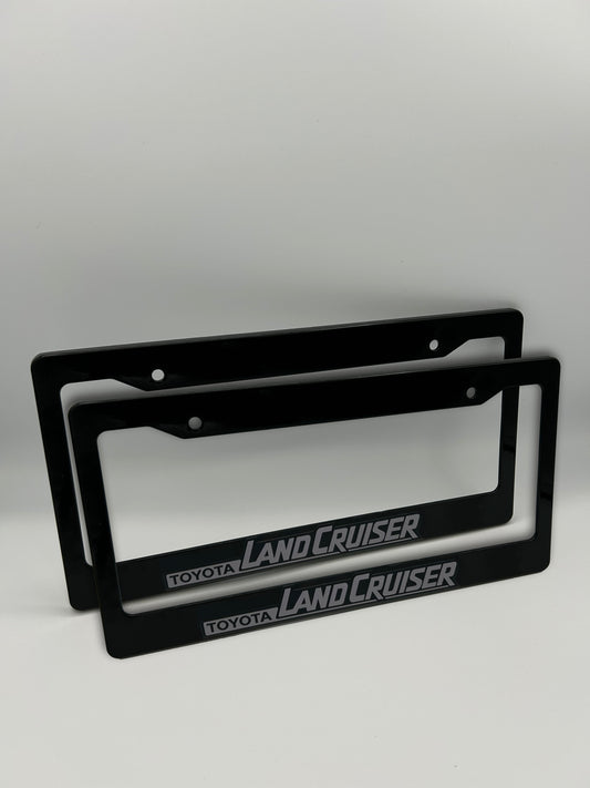 Toyota Land Cruiser License Plate Frame Set