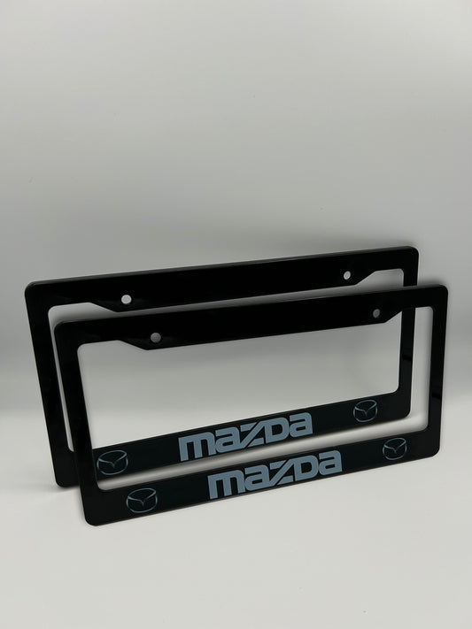 Mazda License Plate Frame Set