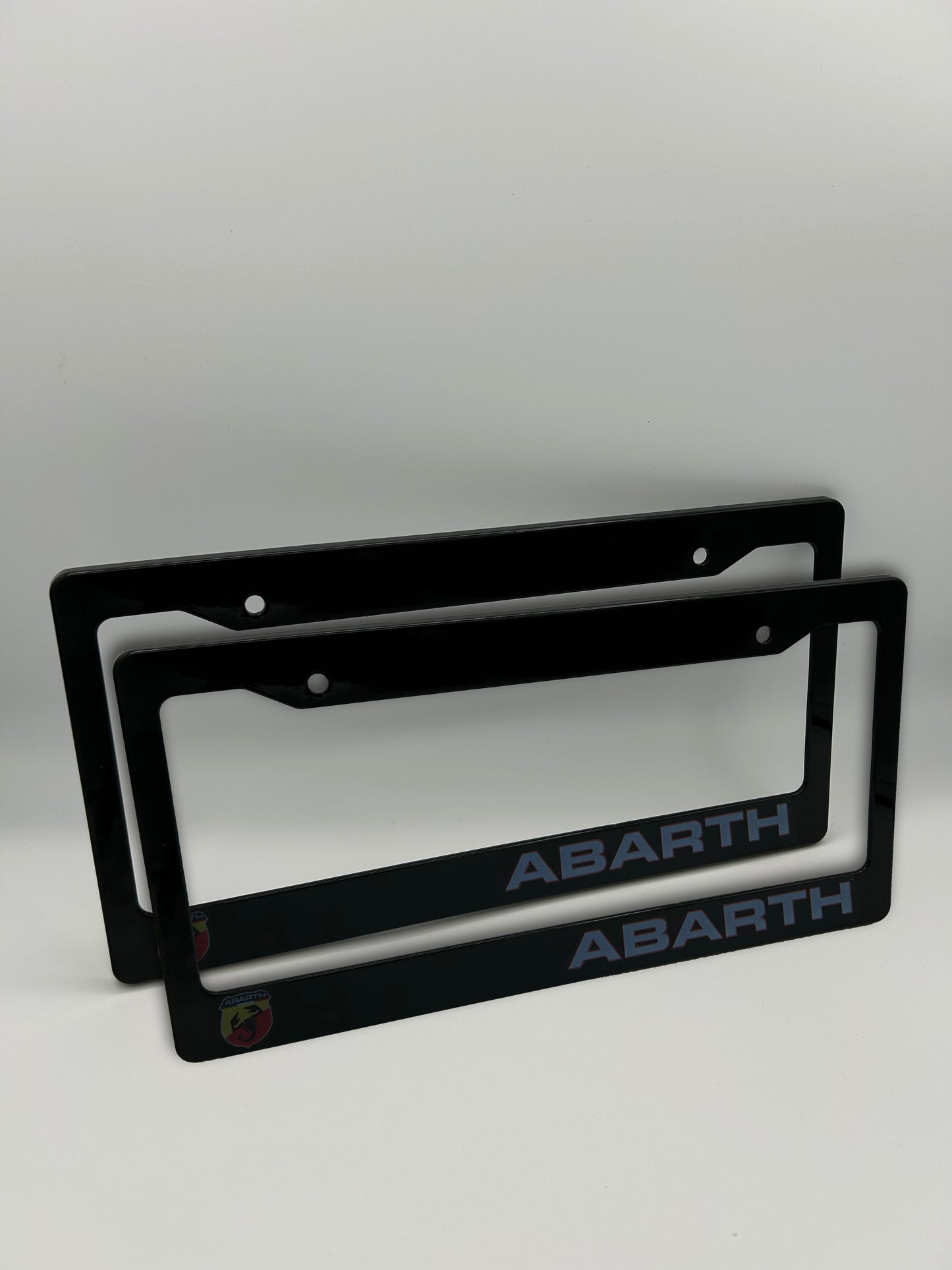 Fiat Abarth License Plate Frame Set
