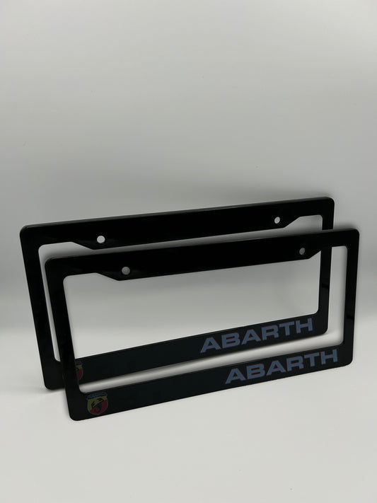 Fiat Abarth License Plate Frame Set