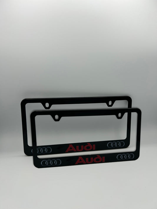 Audi License Plate Frame Set