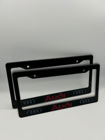 Audi License Plate Frame Set