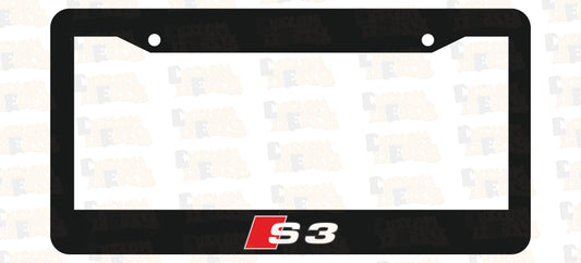 Audi S3 License Plate Cover
