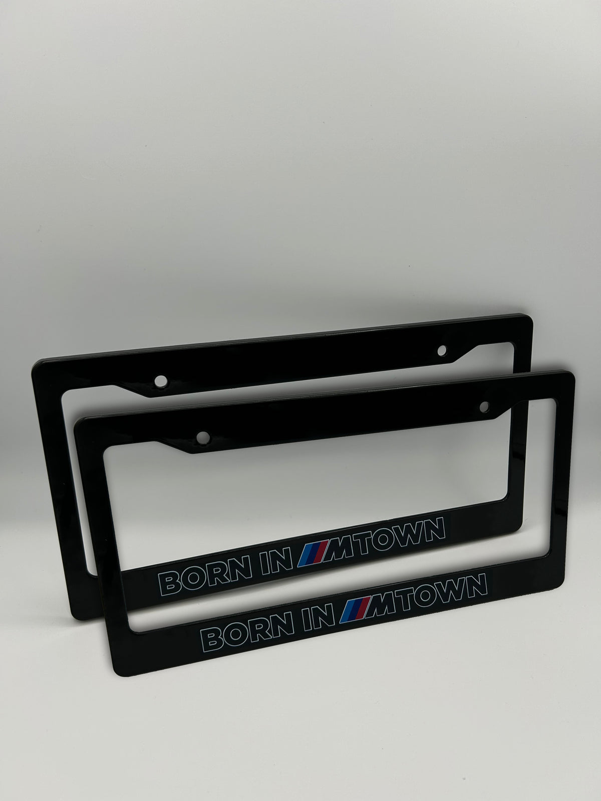 Born In M Town BMW License Plate Frame Set – Customizeasy
