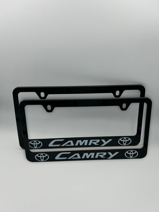 Toyota Camry License Plate Frame Set