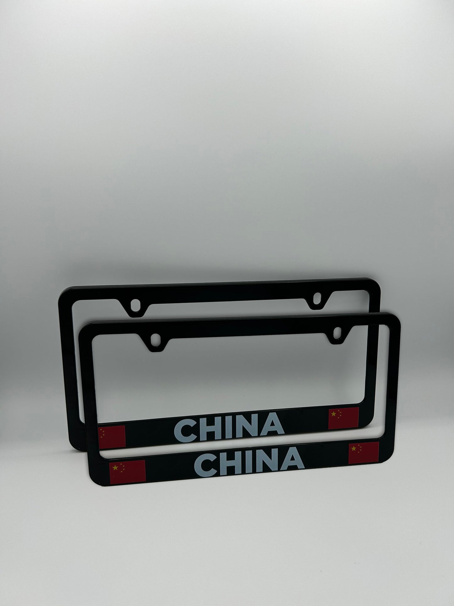 China Flag License Plate Frame Set