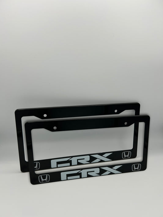 Honda CRX License Plate Frame Set